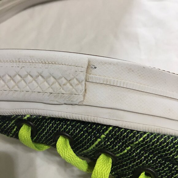 Converse Chuck Taylor 2 Neon Green and Black High Top Sneakers - Picture 4 of 11